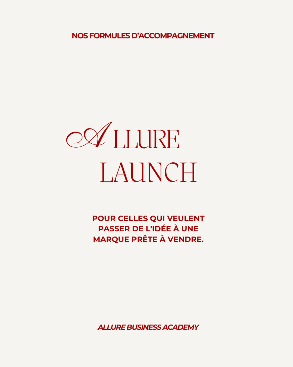 Allure Launch